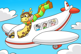 draw cute children comic cartoon in this style