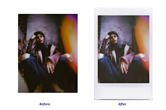 turn your pictures into cute polaroids ready for print
