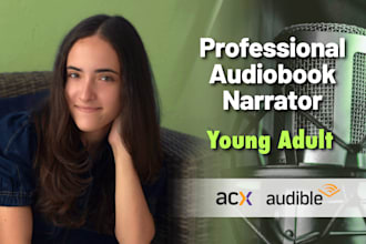 be your young female audiobook narrator for audible and acx