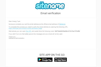 create professional email template for oxwall and skadate sites