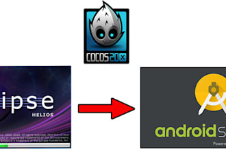 deploy cocos2dx game from eclipse to android studio 64 bit