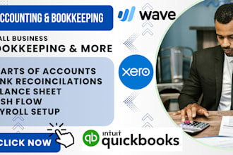 do bookkeeping in quickbooks or xero or wave