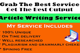 do blog and article writing for your site with no ai