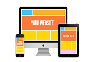 create a responsive website at wordpress and wix