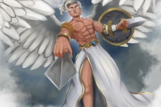 make an illustration for your card and boardgame