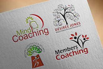 design coaching and counselling logo in 24hours