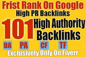 101 manual dofollow high pr backlinks with high da pa links