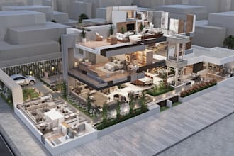 create 3d floor plan and animation