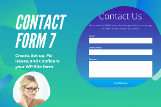 create or fix issues wordpress website forms contact form 7