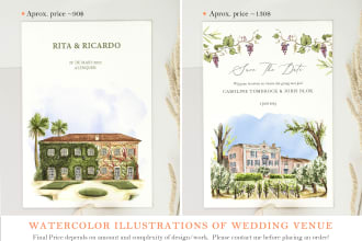 do wedding invitation, save the date,  rsvp, menu etc