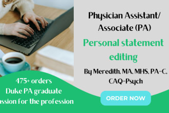 strengthen your physician assistant personal statement