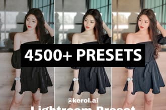 present you over 4500 lightroom presets mobile and PC