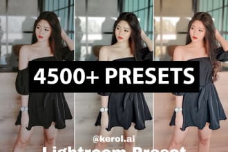 present you over 4500 lightroom preset mobile and pc