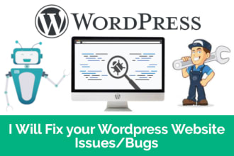 fix wordpress website issues