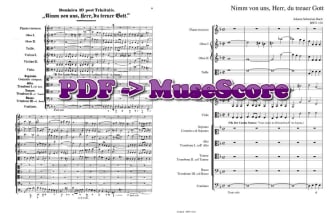 copy sheet music to musescore or XML