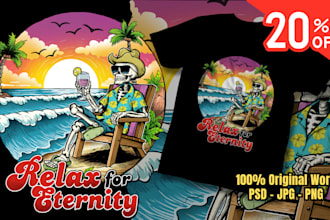 create a tshirt cartoon design and t shirt illustration