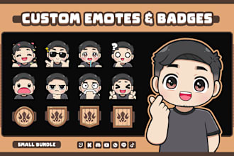 draw cute custom emotes for your twitch