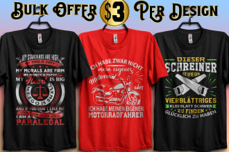 create bulk t shirt design