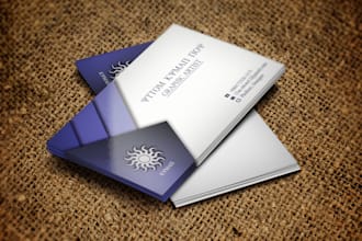 design modern business card and stationery