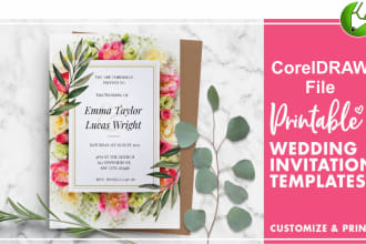 design wedding, birthday, party invitations, save the date