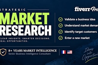 conduct strategic market research for your business