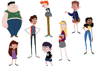 draw you or a person of your choosing as a cartoon in my style