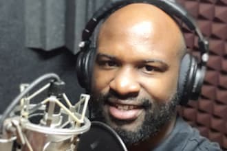 record your male caribbean voiceover right away