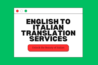 flawlessly translate english to italian