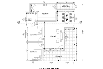 draw 2d architectural floor plan or any sketch drawing
