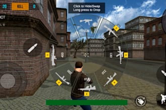 create 2d game art, characters and game UI for mobile games