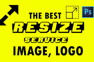 resize and crop images, resizing logo and photo