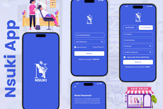 create on demand app, booking app, salon and laundry app