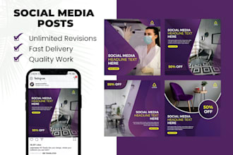 design social media post and story templates