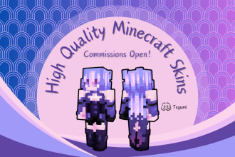 make you a custom quality minecraft skin