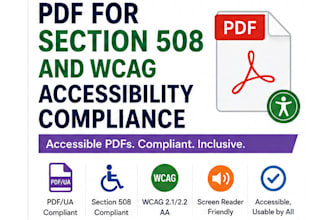 remediate your PDF for ada, 508 and wcag accessibility
