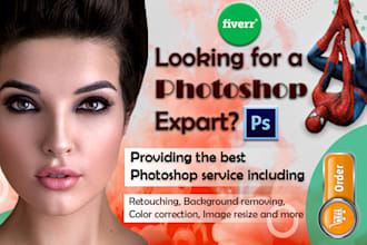 do professional photoshop editing and image retouching