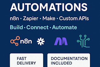 setup zapier, integromat, make to automate workflow