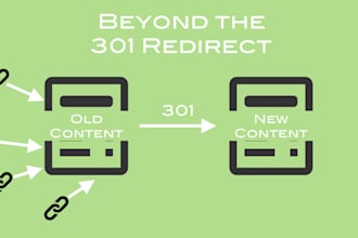 build 301 redirect high authority backlink