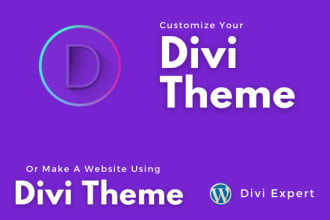 build any website with divi theme