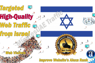 send targeted organic web traffic from israel