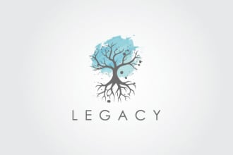 design watercolor logo for you