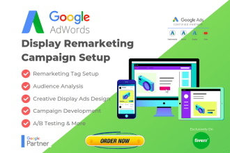 setup google ads adwords display remarketing campaign