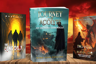 design fantasy, sci fi, horror and dystopian book cover art