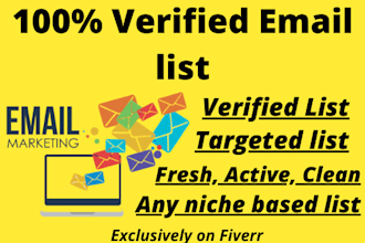 collect niche targeted verified email list