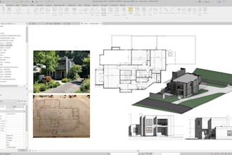 convert your sketch cad into revit  lumion twinmotion