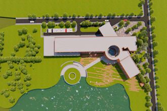 architecture 3d modeling and exterior rendering