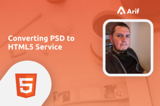 psd to html conversion for you