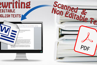 do fast and accurate copy typing for you
