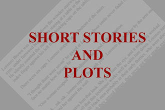 write a short story or a novel for you