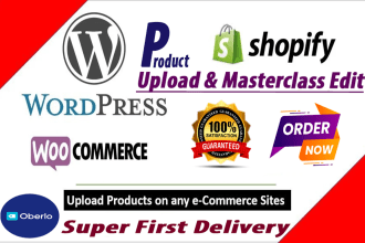upload products in shopify woocommerce manually or using app